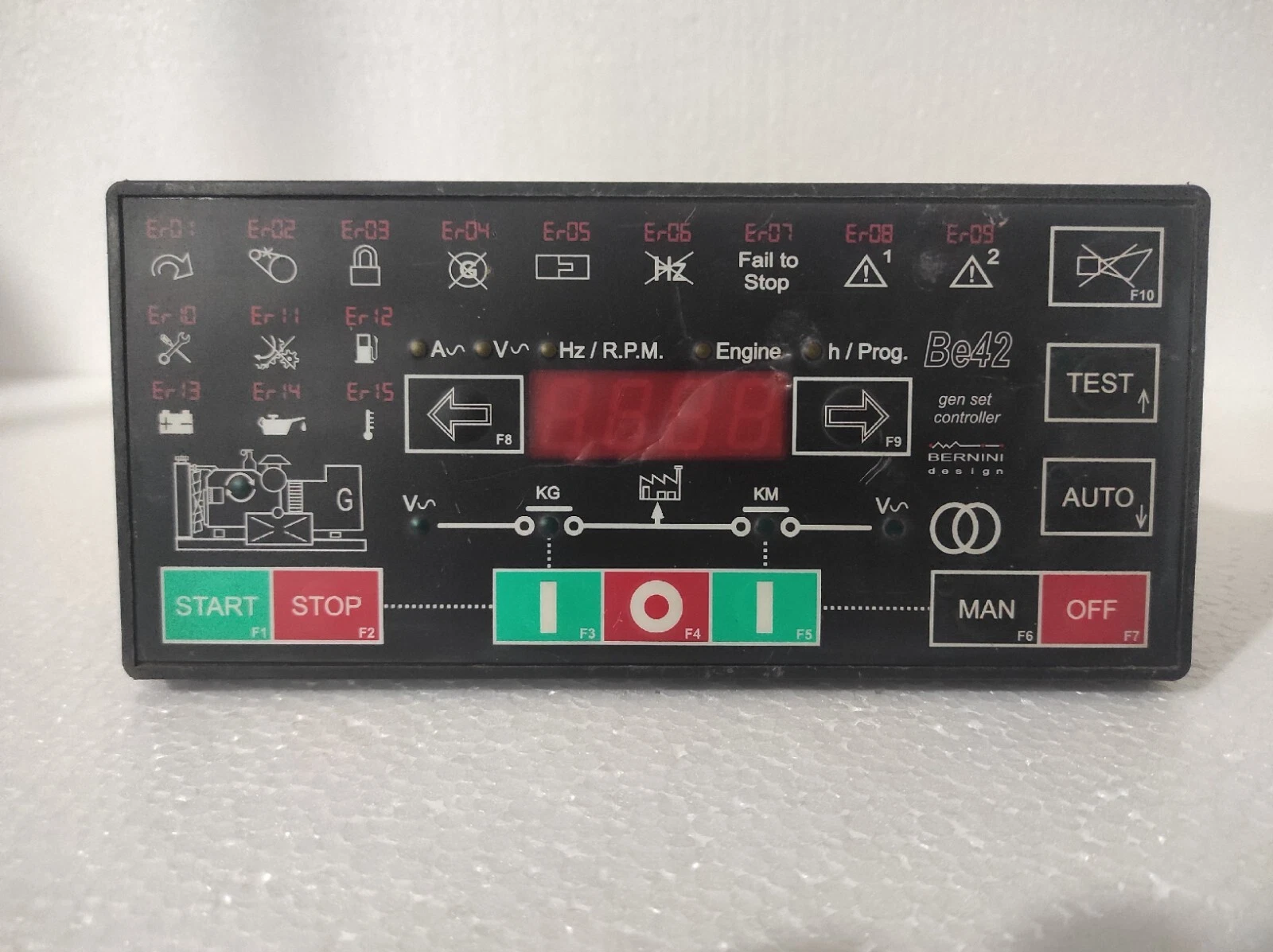 Bernini BE42 Genset Controller Generator Control Panel